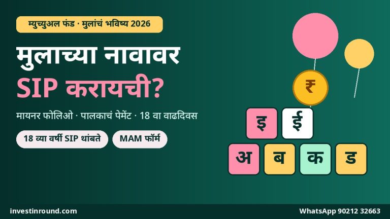 मुलाच्या नावावर म्युच्युअल फंड SIP: मायनर फोलिओचे नियम, पालकाच्या खात्यातून पेमेंट, टॅक्स आणि 18 व्या वर्षी काय होतं — संपूर्ण मार्गदर्शन 2026